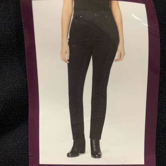 Gloria Vanderbilt Pants - Gloria Vanderbilt Black Slim High Rise Pants Sz 8